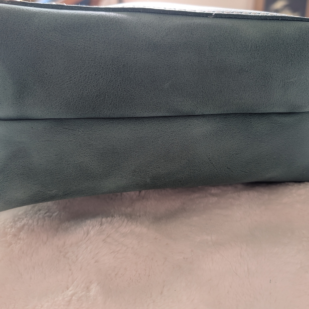 Portland Leather Goods Mini Crossbody Tote – Reef Green Full Grain Leather -BNNU - Picture 5 of 10